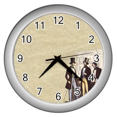 Background 1775359 1920 Wall Clock (silver)