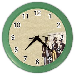 Background 1775359 1920 Color Wall Clock