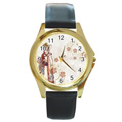 Background 1775358 1920 Round Gold Metal Watch by vintage2030