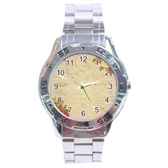 Background 1775383 1920 Stainless Steel Analogue Watch by vintage2030