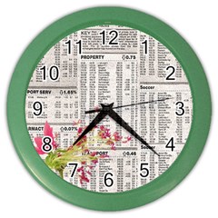 Background 1770129 1920 Color Wall Clock by vintage2030