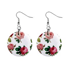 Roses 1770165 1920 Mini Button Earrings by vintage2030