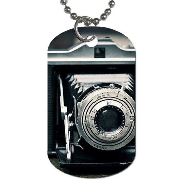 Photo Camera Dog Tag (One Side)