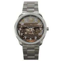 Typewriter Sport Metal Watch by vintage2030