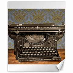 Typewriter Canvas 11  X 14  by vintage2030