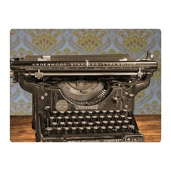 Typewriter Double Sided Flano Blanket (mini)  by vintage2030