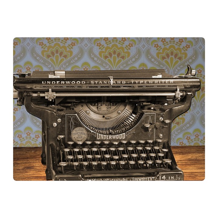 Typewriter Double Sided Flano Blanket (Mini) 