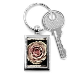 Vintage Rose Key Chains (rectangle)  by vintage2030