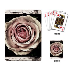 Vintage Rose Playing Cards Single Design by vintage2030