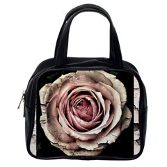 Vintage Rose Classic Handbag (one Side) by vintage2030