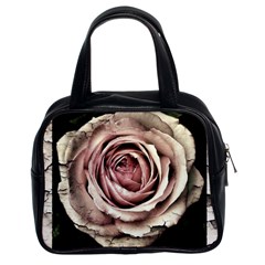 Vintage Rose Classic Handbag (two Sides) by vintage2030