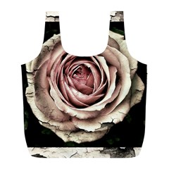 Vintage Rose Full Print Recycle Bag (l)