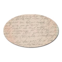 Letter Oval Magnet by vintage2030