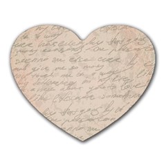 Letter Heart Mousepads by vintage2030