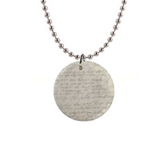 Handwritten Letter 2 Button Necklaces by vintage2030