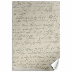 Handwritten Letter 2 Canvas 12  X 18  by vintage2030