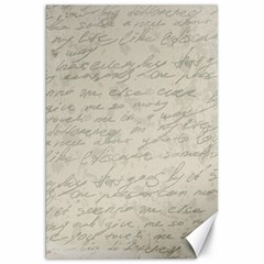 Handwritten Letter 2 Canvas 20  X 30  by vintage2030