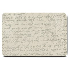 Handwritten Letter 2 Large Doormat  by vintage2030