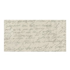 Handwritten Letter 2 Satin Wrap by vintage2030