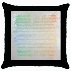 Page Spash Throw Pillow Case (black) by vintage2030