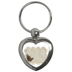 Tag Bird Key Chains (heart)  by vintage2030