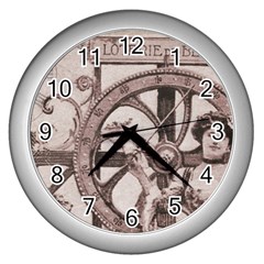 Lottery Wall Clock (silver) by vintage2030