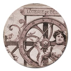 Lottery Magnet 5  (round) by vintage2030