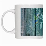 Green Tree White Mugs Left