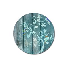 Green Tree Magnet 3  (Round)