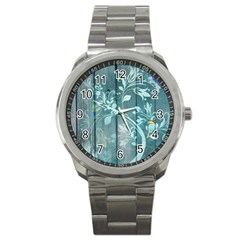 Green Tree Sport Metal Watch