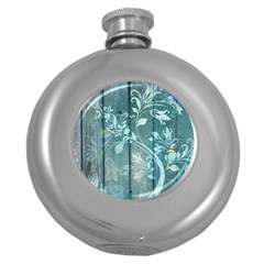 Green Tree Round Hip Flask (5 oz)