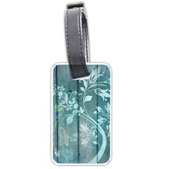 Green Tree Luggage Tags (one Side)  by vintage2030