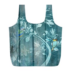 Green Tree Full Print Recycle Bag (L)