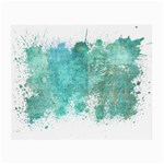 Splash Teal Small Glasses Cloth Front