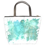 Splash Teal Bucket Bag Back