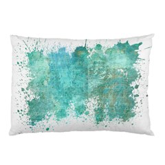 Splash Teal Pillow Case by vintage2030