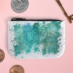 Splash Teal Mini Coin Purse by vintage2030