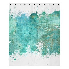 Splash Teal Shower Curtain 60  X 72  (medium)  by vintage2030