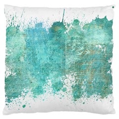 Splash Teal Standard Flano Cushion Case (two Sides) by vintage2030