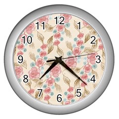 Background 1659247 1920 Wall Clock (Silver)