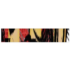 Red Black And Gold Decorative Design By Flipstylez Designs  Small Flano Scarf