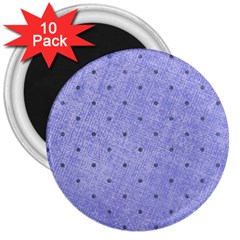 Dot Blue 3  Magnets (10 Pack)  by vintage2030