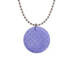 Dot Blue Button Necklaces Front