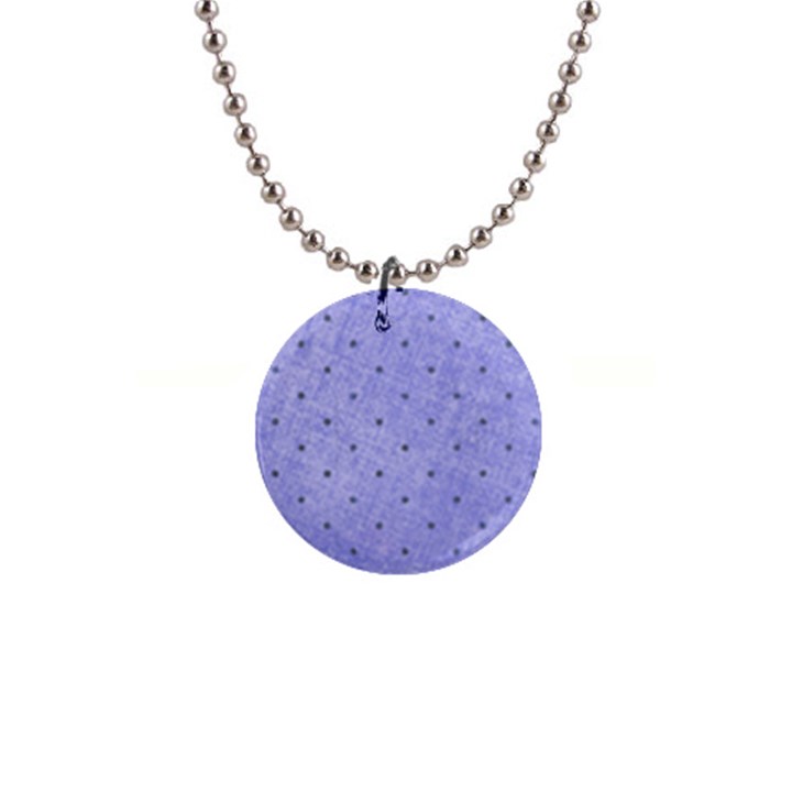 Dot Blue Button Necklaces