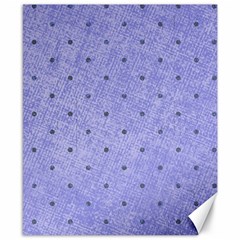 Dot Blue Canvas 8  X 10  by vintage2030