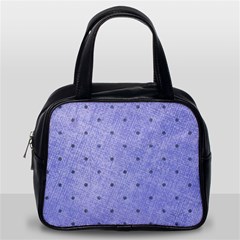 Dot Blue Classic Handbag (one Side) by vintage2030