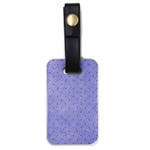 Dot Blue Luggage Tags (One Side)  Front