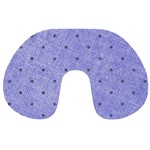 Dot Blue Travel Neck Pillows Back