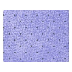 Dot Blue Double Sided Flano Blanket (large)  by vintage2030