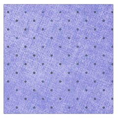 Dot Blue Large Satin Scarf (Square)